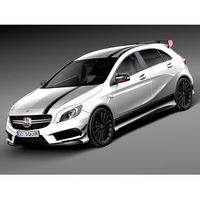 Mercedes-Benz A45 AMG Edition 1 2014 - 3D Model