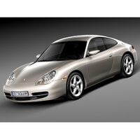 Porsche 911 996 Carrera 1997-2001 - 3D Model