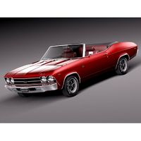 Chevrolet Chevelle SS Convertible 1969 - 3D Model