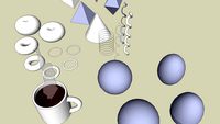 Primatives: Toroids, helixes, pyramids, eggs, domes, cone