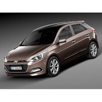 Hyundai i20 2015 - 3D Model