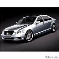 Mercedes S-class 2010 - 3D Model
