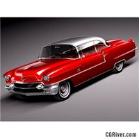 Cadillac Coupe De Ville 1956 - 3D Model