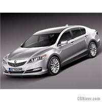 Acura RLX 2014 - 3D Model