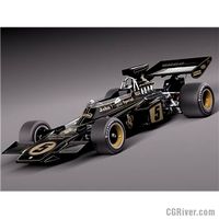 Lotus 72d John Player Special 1970-1975 - 3D Model