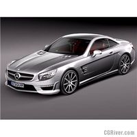 Mercedes SL 63 AMG 2013 - 3D Model