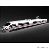 ICE 3 speed train - 3D Model