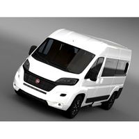 Fiat Ducato Panorama 2014 - 3D Car for Maya