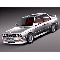 BMW M3 e30 1985–1991 3D Model