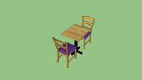 saladworks dining table & chairs