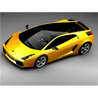 Lamborghini Gallardo Sports Car 3D Model