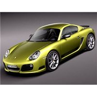 Porsche Cayman R 2011 3D Model