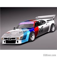 BMW M1 PROCAR Race Car - 3D Model