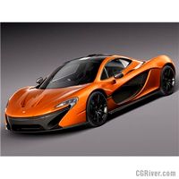 McLaren P1 concept 2013 - 3D Model