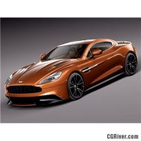 Aston Martin 2013 AM 310 Vanquish - 3D Model