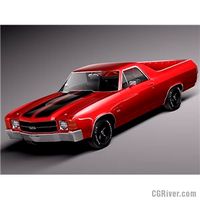 Chevrolet El Camino 1971 - 3D Model