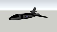 T/A/C-1 Long Range VTOL Troop Transport/ Ground Attack Jet Aircraft (In Flight)