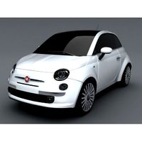 Fiat 500 - 3D Model