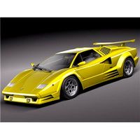 Lamborghini Countach 5000QV 25th anniversary 3D Model