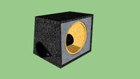 singel ported 12inch subwoofer box