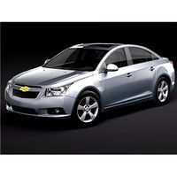 Chevrolet Cobalt Cruze 2010 midpoly 3D Model