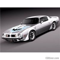 Pontiac Firebird Trans Am 1975 - 3D Model