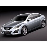 Mazda 6 sedan 2011 3D Model