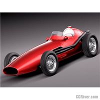 Maserati 250f 1954-1960 grand prix - 3D Model