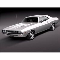 Dodge Challenger 1970 3D Model