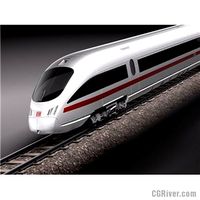 ICE T speed train - 3D Model