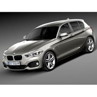 BMW 1-Series 5-door M Package 2016 - 3D Model