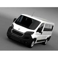 Peugeot Boxer L1H1 2014 - 3D Car for Maya