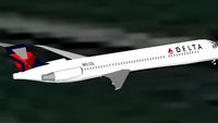 Delta Air Lines MD-88 Approaching Washington Reagan, USA.
