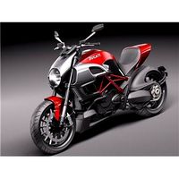 Ducati Diavel 2011 3D Model