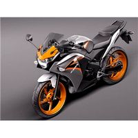 Honda CBR 125R 2011 3D Model