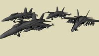 F/A-18C Hornet - Diamond Formation
