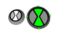 omnitrix button and face plate from ben 10