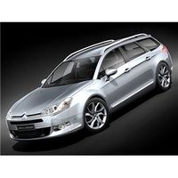Citroen C5 estate 2009 3D Model