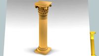 corinthian column columns kolon korinth yunan historical ancient antik