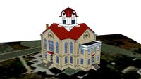 Jefferson Georgia Main Street in 3D - Jackson County Hist. Courthouse