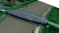 Amdorf (Detern) - Deutschlands schmalste Autobrücke