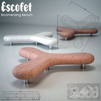 Escofet Boomerang Bench
