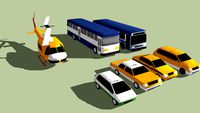 public transportation set 570KB