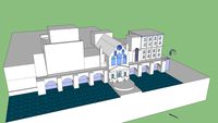 tempel met alle stijlen erin verwerkt