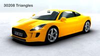 Generic Sports Car Realtime3d model