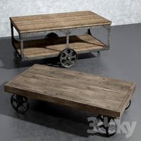 Signature Design by Ashley Vennilux GrayBrown Rectangular Cocktail Table, Garrison Wood Top Coffee Table