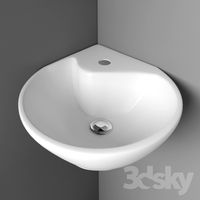 Corner washbasin Devit