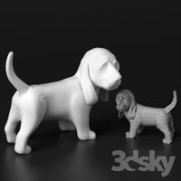 Statuette. Basset Hound