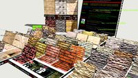 หินกรุผนังตกแต่งDecorative Stone3D Catalogue ActUEarn.com Part03