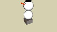 Snowman- Skulpture